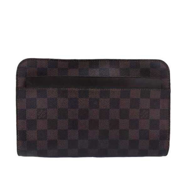 LOUIS VUITTON Damier Ebene Saint Louis Clutch Bag N51993 LV Auth am6670 - Picture 2 of 16